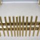 Vintage golden brass bed frigerio 1970s