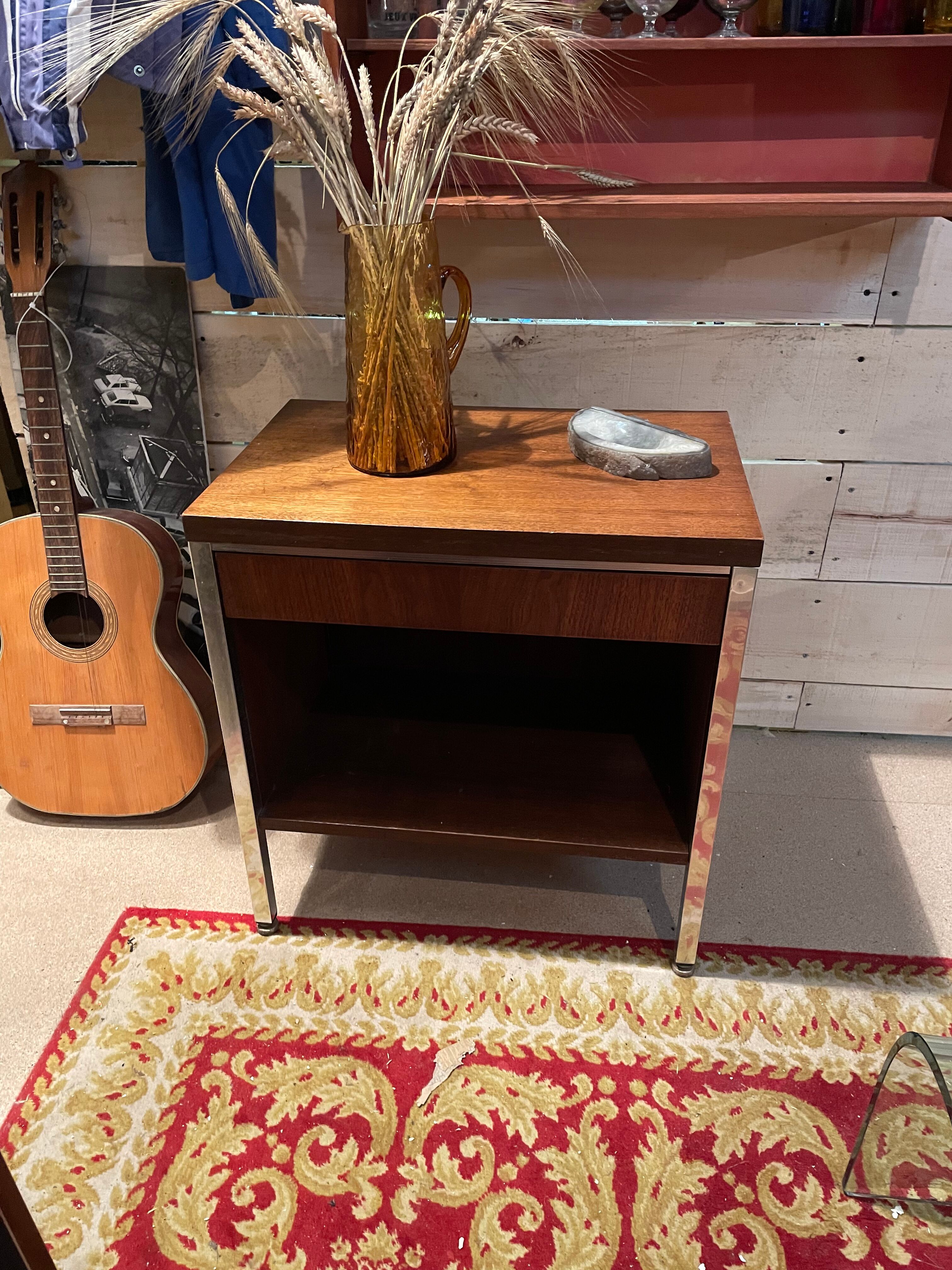 Vintage designer end table from the 60s and 70s
