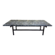 1950/1960 coffee table in iron and marble
