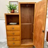 Vintage asymmetrical wardrobe