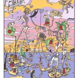 Sérigraphie d 'artiste signée dans la planche