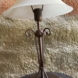 Forged iron lamp