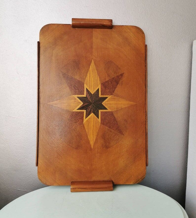 Vintage wooden top 70s
