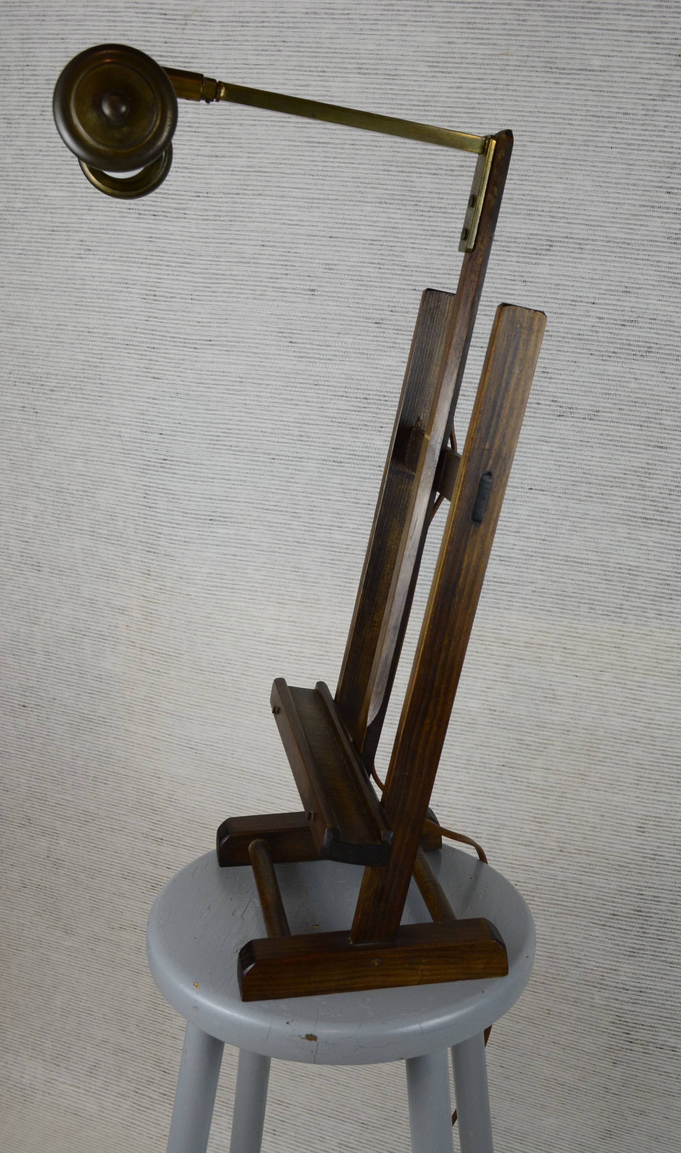 Lampe d'artiste vintage - Chevalet