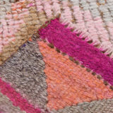 Pale pink vintage runner rug 300x86cm