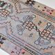 3x8 Ligth Blue Vintage Runner Rug, 77x229Cm