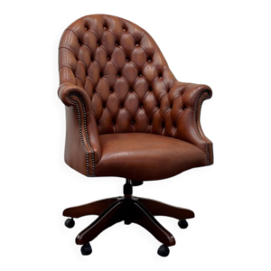 chaise de directeur Chesterfield - anglaise