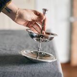 Stainless steel "tulip" server