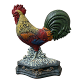 Coq en metal