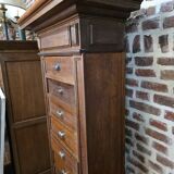 Meuble de métier 11 tiroirs en chêne massif