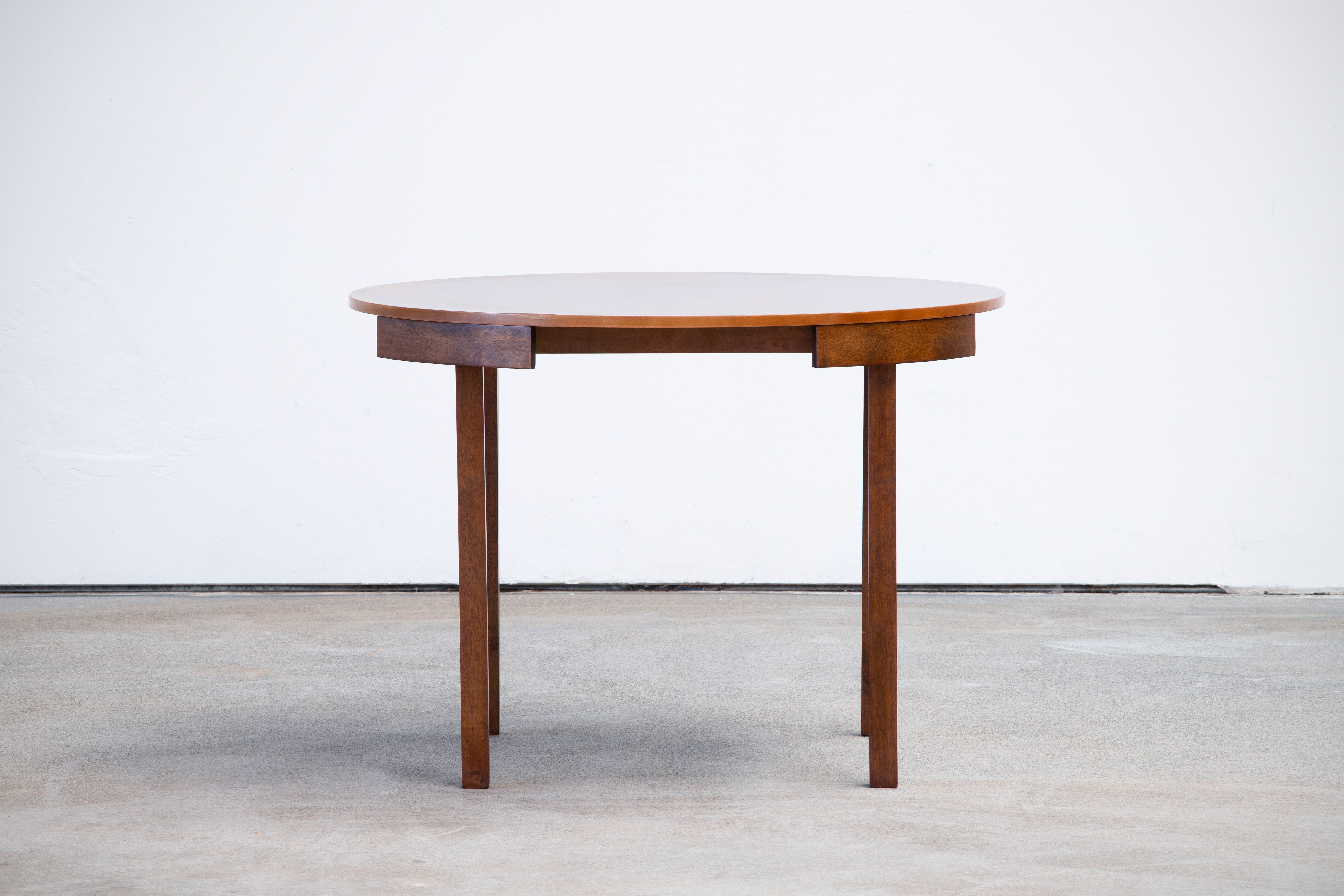 Table set and built-in chairs (x4) Vintage Scandinavian 1960