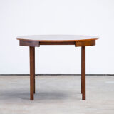 Table set and built-in chairs (x4) Vintage Scandinavian 1960