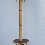 Vintage rattan floor lamp