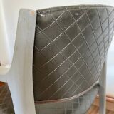 Pair of gray Scandinavian style armchairs