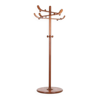 Rare large “No. 20” teak coat rack by Søren Nissen & Ebbe Gehl for Aksel Kjersgaard / 1960s / 1970s / Mid Century Danish Modern Design