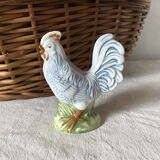 Salière coq en opaline