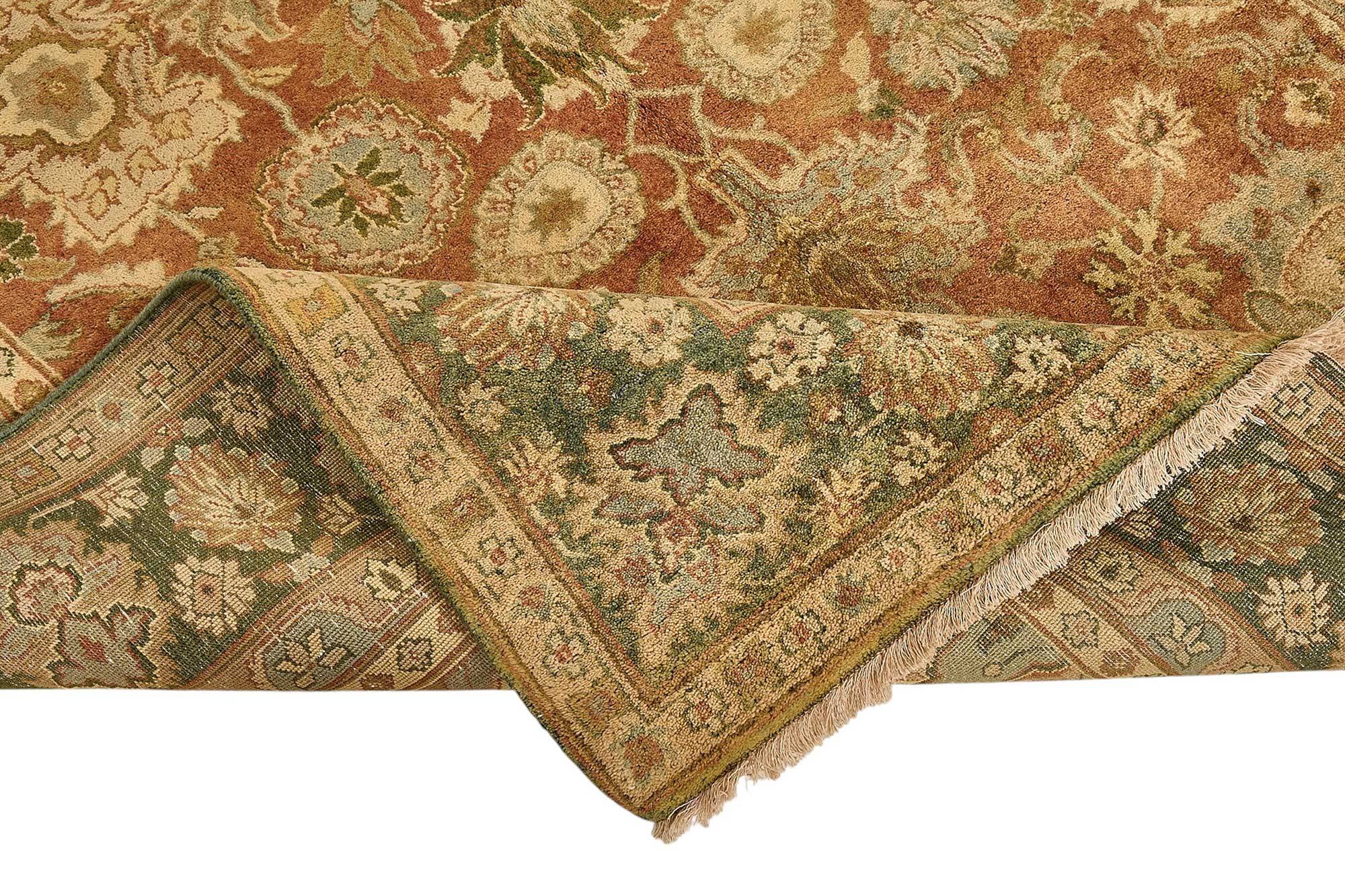 Turkish Handknotted Wool Oushak Rug 186 cm x 265 cm