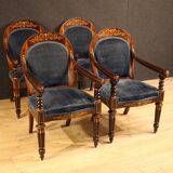 Pair of 19th century French Charles X armchairs