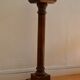 Wooden column pedestal in Louis XVI style, height: 93 cm.
