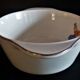 Earthenware bowl Sarreguemines décor clowns 60s