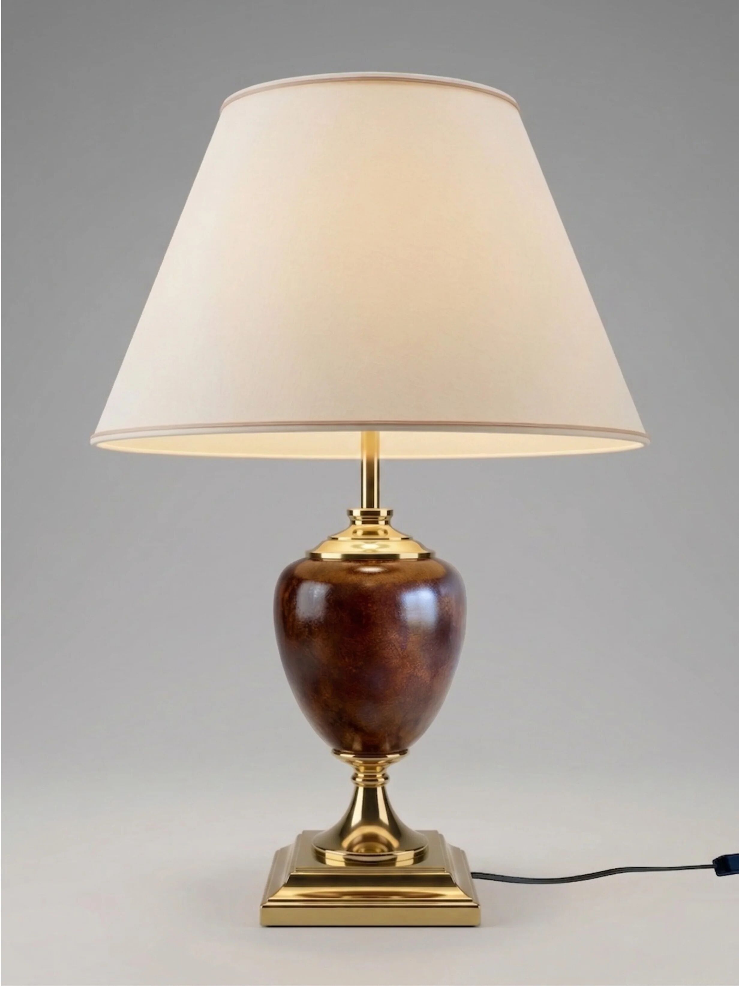 Deknudt table lamp – Brass Ceramic – Neoclassical style – Ref 3615/1