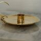 Pair of Swedish mid-century candlestick holders by Skutuna