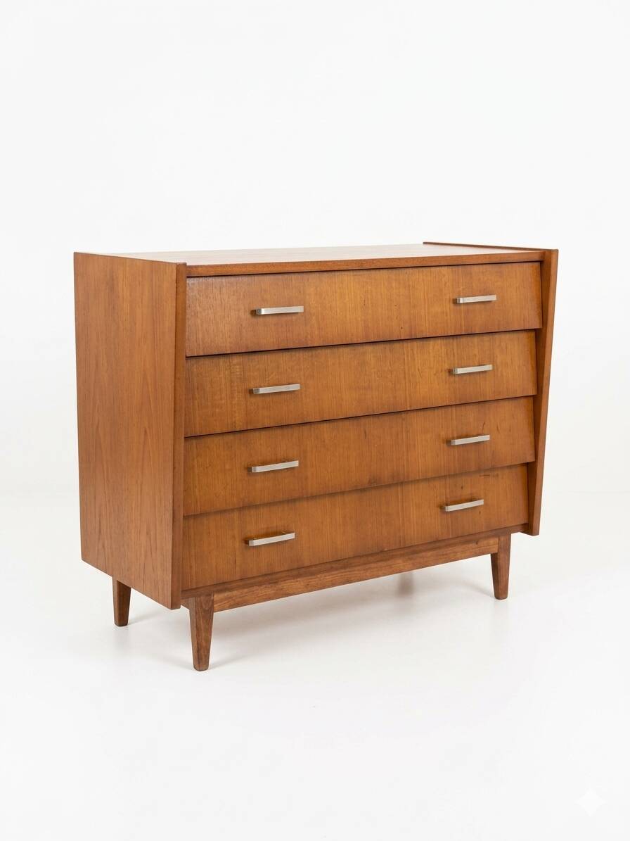 Vintage teak commode from the 1960s.