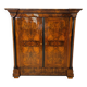 Biedermeier Wardrobe, Walnut Veneer, South Germany circa 1820
