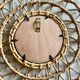 Natural rattan sun mirror 61cm