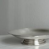 Shiny silver metal cup