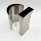 Paire de vases sculpturaux en aluminium, 1980s