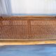 Large rattan and cane shelf