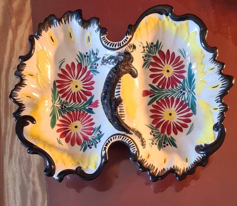 Beggar in Quimper earthenware