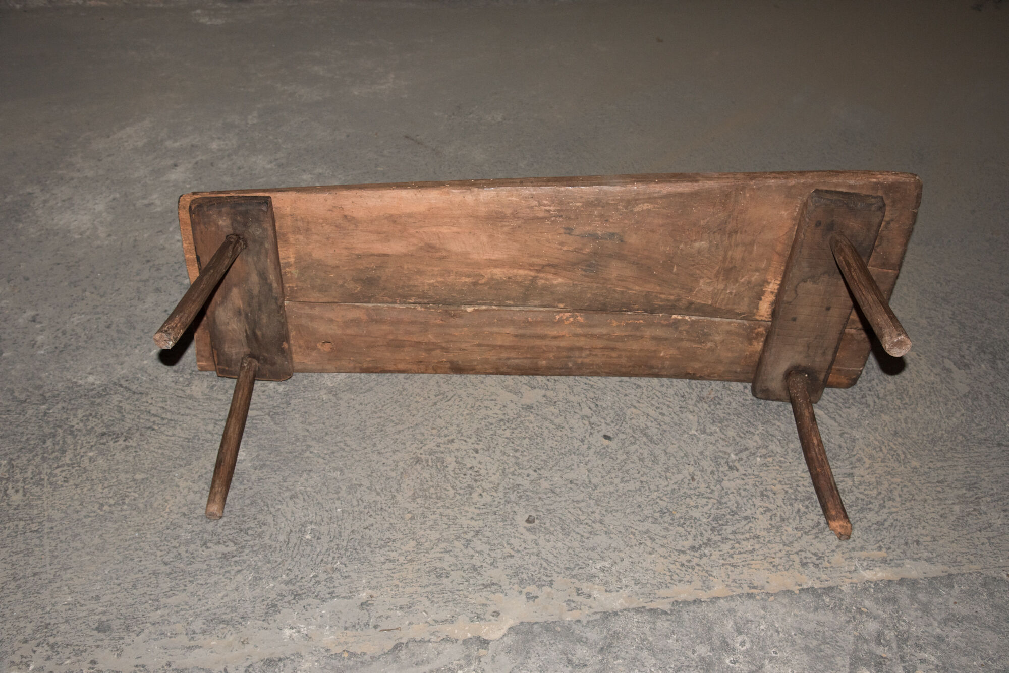 Ancient brutalist bench