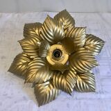 Ceiling lamp or wall lamp golden flower