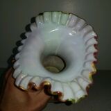 Vase Clichy puffed glass speckled