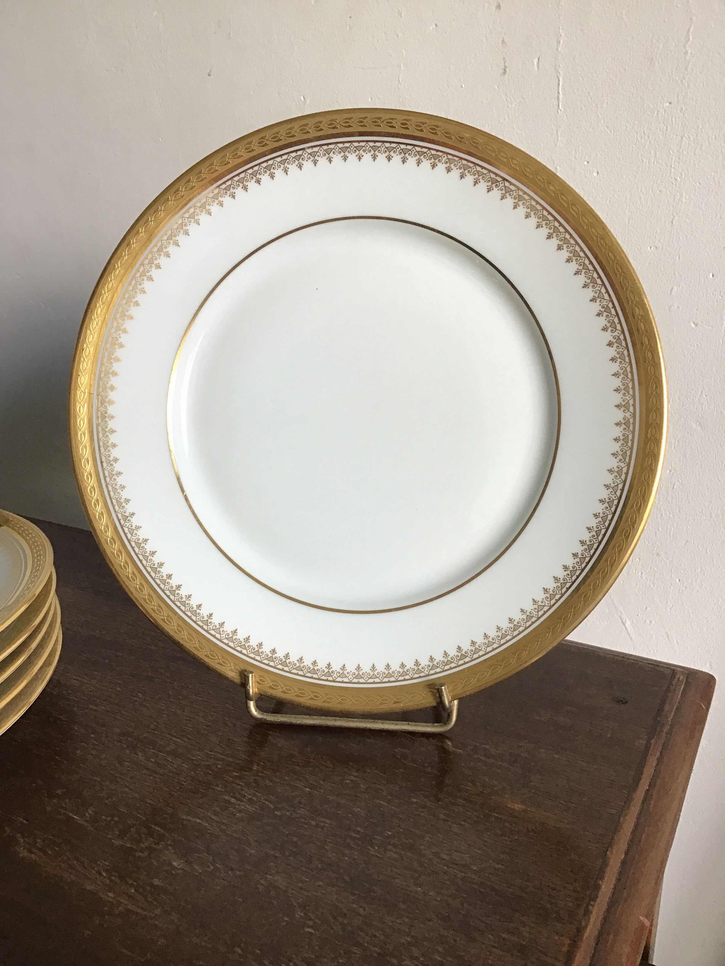 6 porcelain plates Limoges