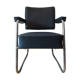 Industrial PULLMAN chair 60 sad vintage blue