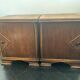 A pair of Art Deco bedside tables