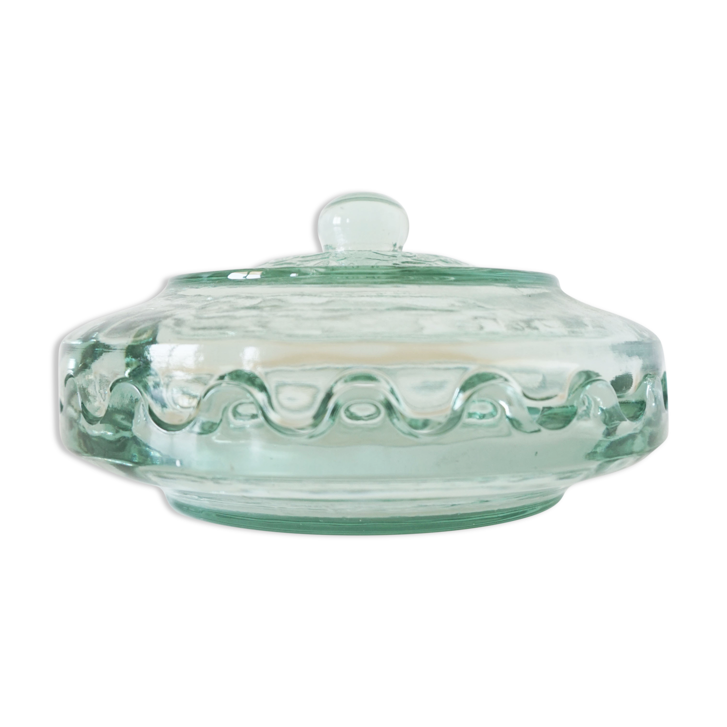 Candy box or old annealed glass box