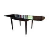 Vintage varnished table with extensions 1955