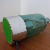 Italian glass and chrome table lamp, 1960s