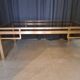 Guy Lefevre brass and glass coffee table