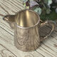 Silver-plated milk jug