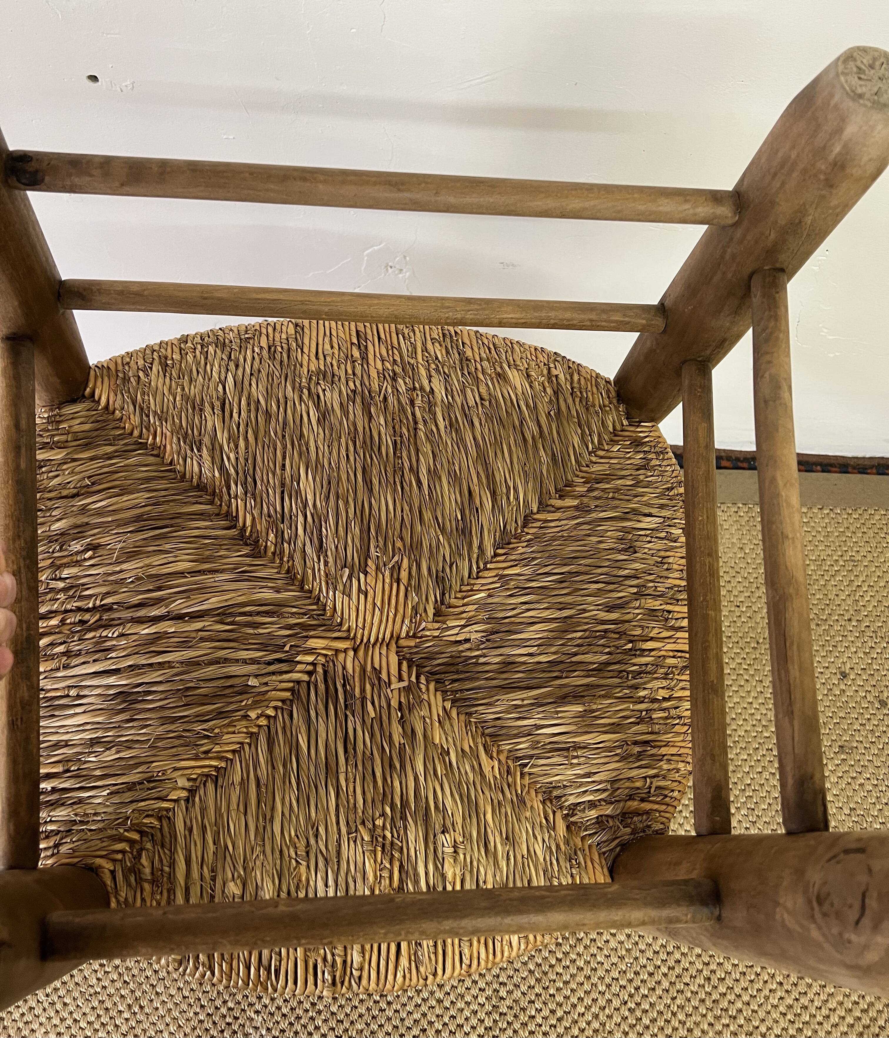 Solid wood chair