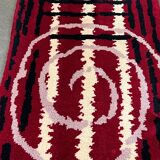 Rug danish design 60s 70s 90x180cm