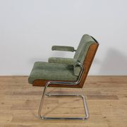 Chrome and Teak Chairs by Gordon Russell, United Kingdom, 1970s, Set of 4