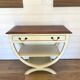Vintage Style Directoire Console Table / Patinated Centre Table - Legs in