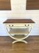 Vintage Style Directoire Console Table / Patinated Centre Table - Legs in