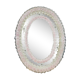 Oval Venice mirror from the 50s in Murano glass